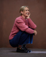 Dirty Pink Diana Beaded Pullover