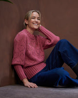Dirty Pink Diana Beaded Pullover