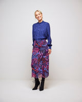 Bubblegum Pink Jessy Midi Skirt