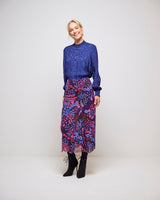 Navy Lucky Blouse