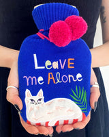 Catnip Hot Water Bottle - Leave Me Alone