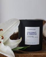Coconut & Hibiscus Scented Candle