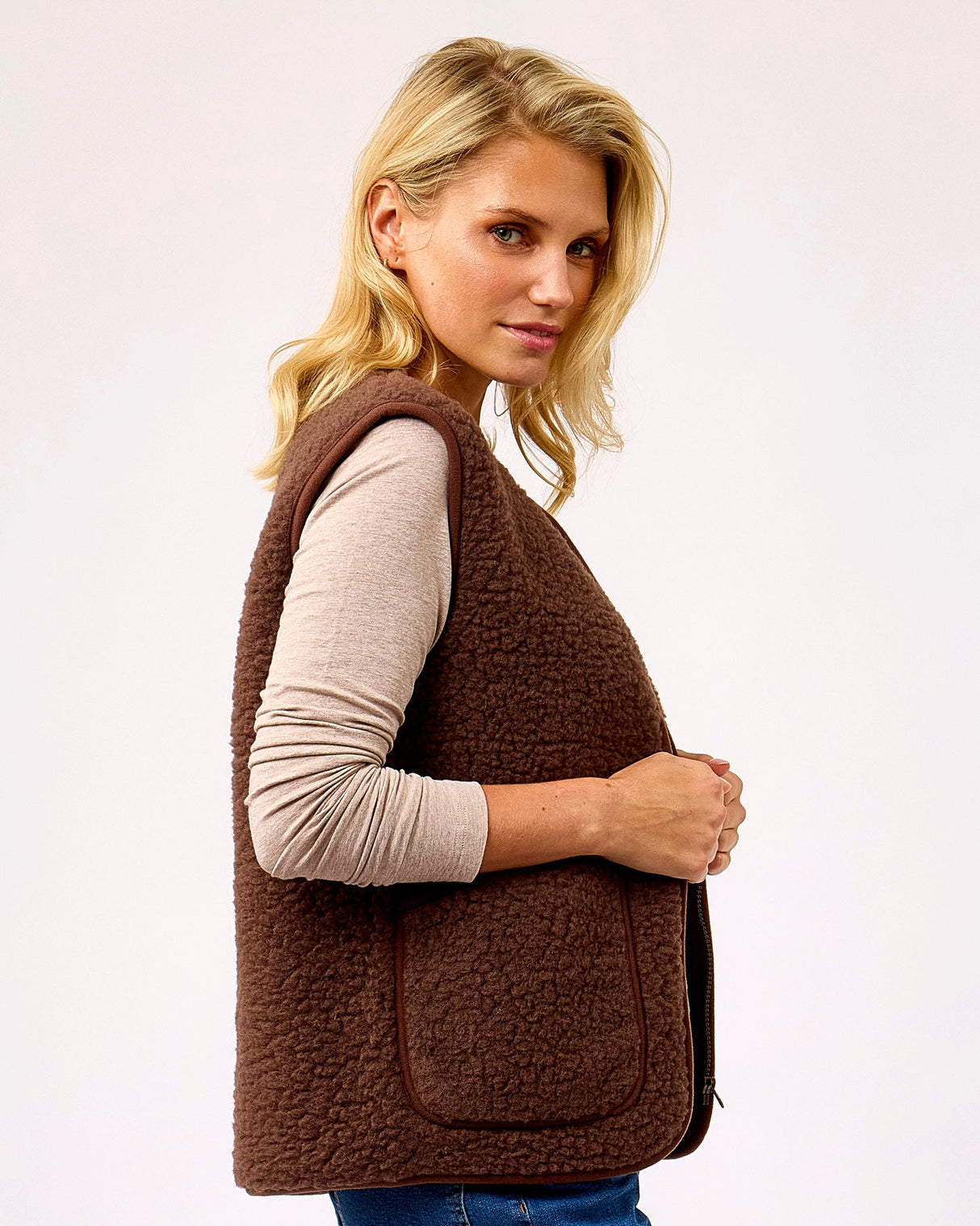 Choco-Martini-Textured-Merino-Wool-Pepitko-Vest