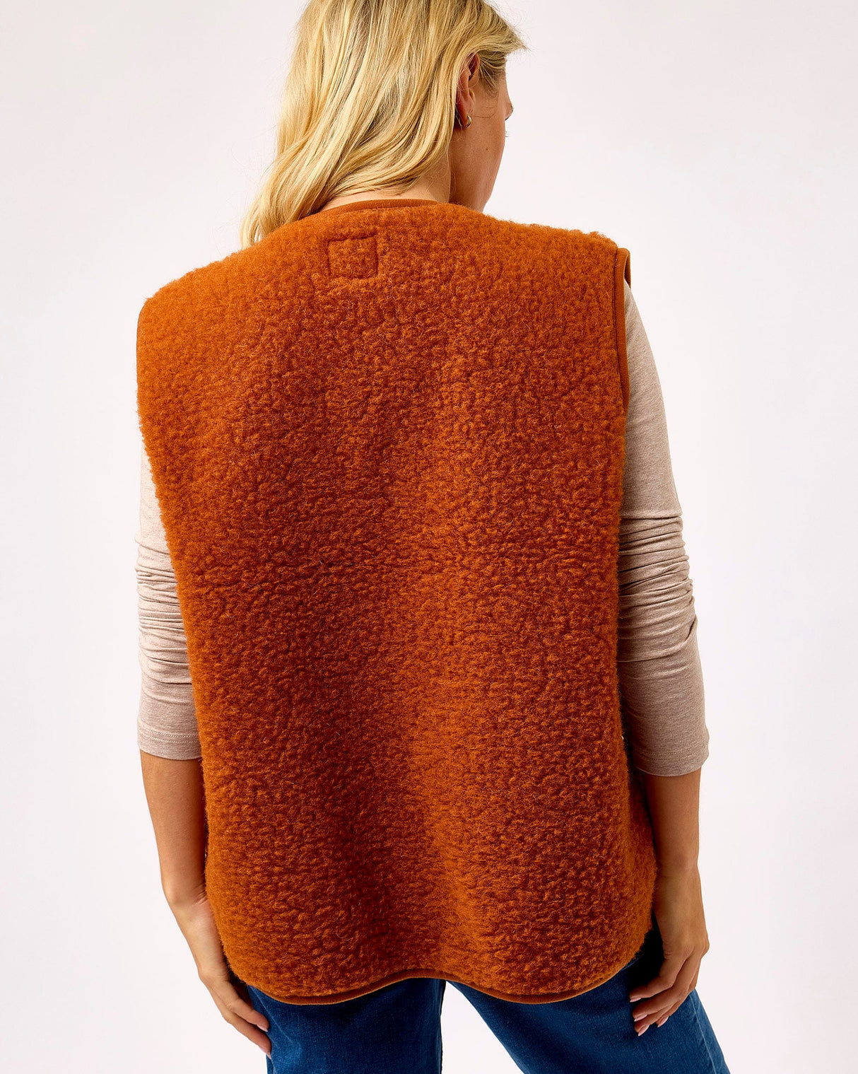 Fox Textured Merino Wool Pepitko Vest