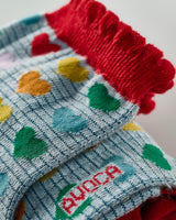 Colour-Heart-Ankle-Socks