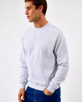 Snow-Melange-Classic-Crewneck-Sweatshirt