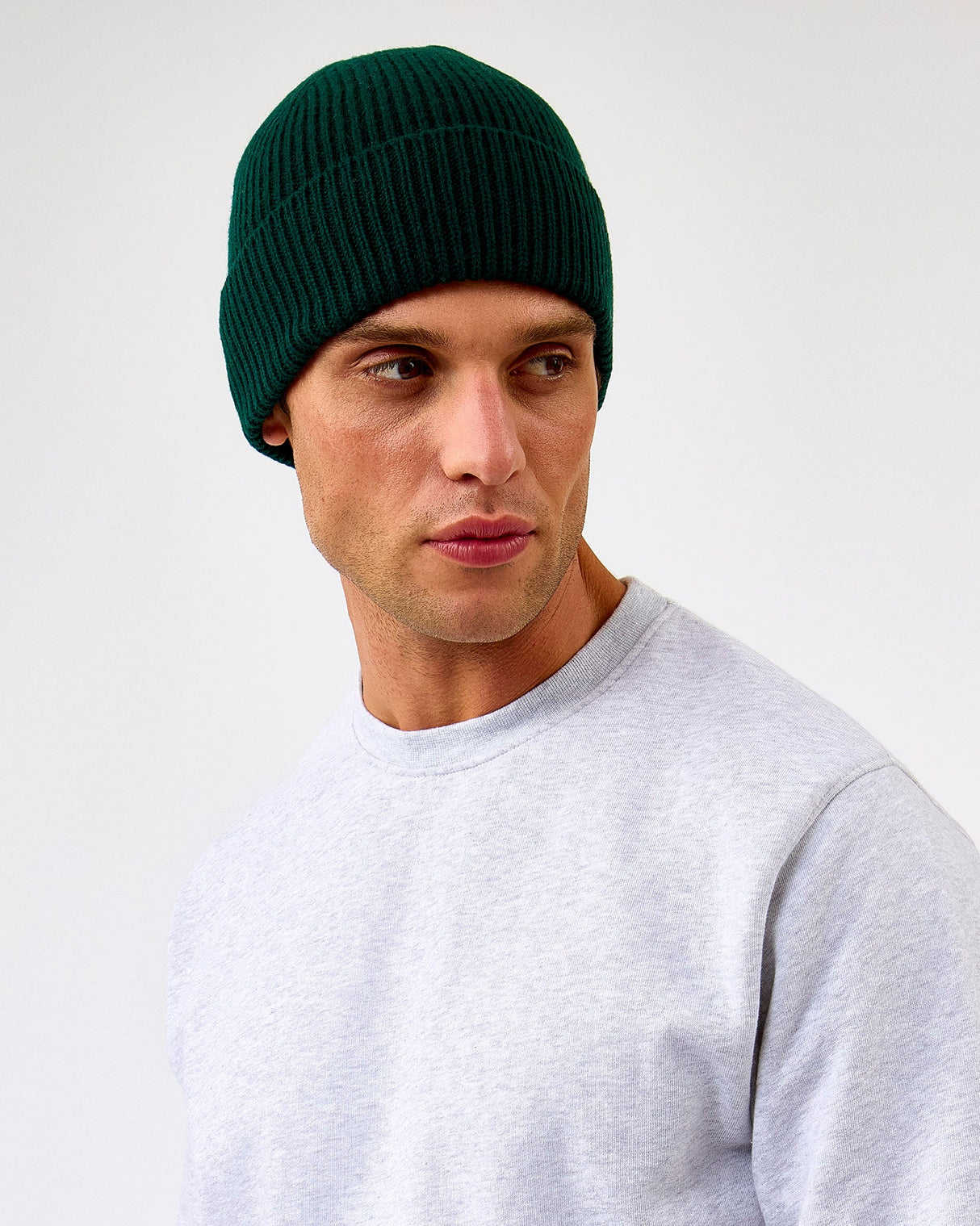 Emerald-Green-Merino-Wool-Beanie