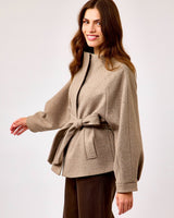 Birch Melange Cornelia Short Coat