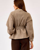 Birch Melange Cornelia Short Coat