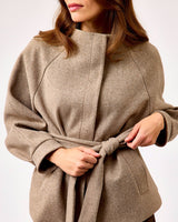 Birch Melange Cornelia Short Coat