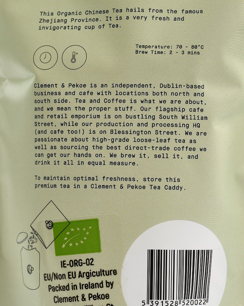 Clement & Pekoe Organic Sencha Loose Leaf Tea