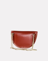 Brown & Yellow Leather Smile Bag