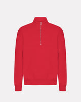 Scarlet-Red-Quarter-Zip-Sweatshirt