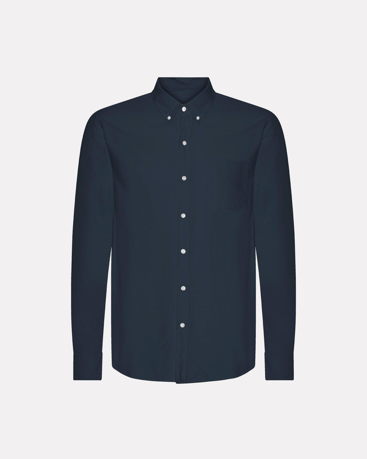 Navy-Blue-Button-Down-Shirt
