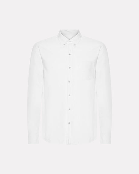 Optical-White-Button-Down-Shirt