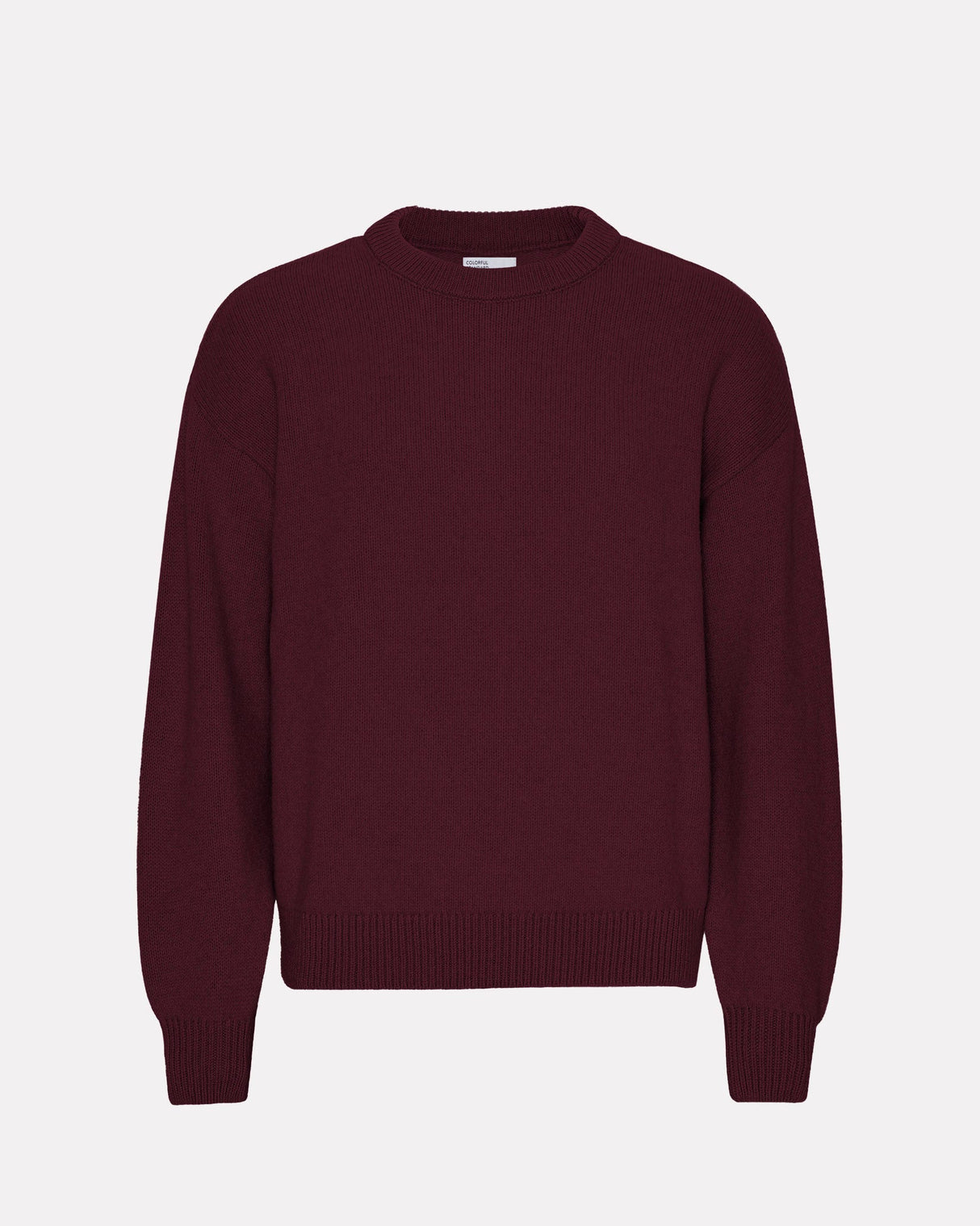Oxblood-Red-Merino-Wool-Crewneck-Jumper