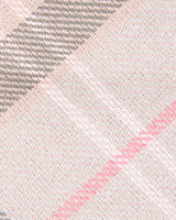 Pink Tartan & Taupe Barbour Reflective Dog Collar