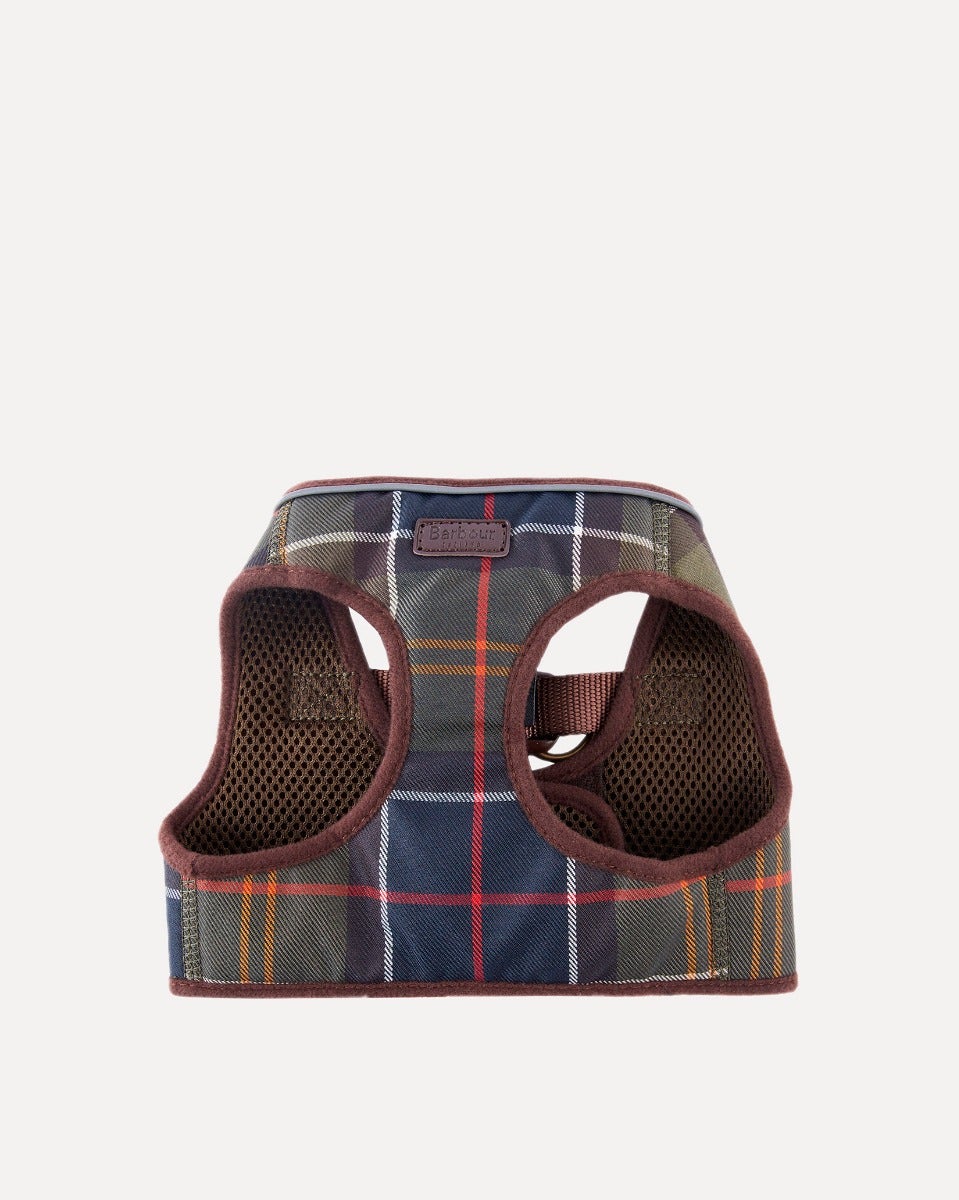 Classic Tartan Barbour Step In Dog Harness