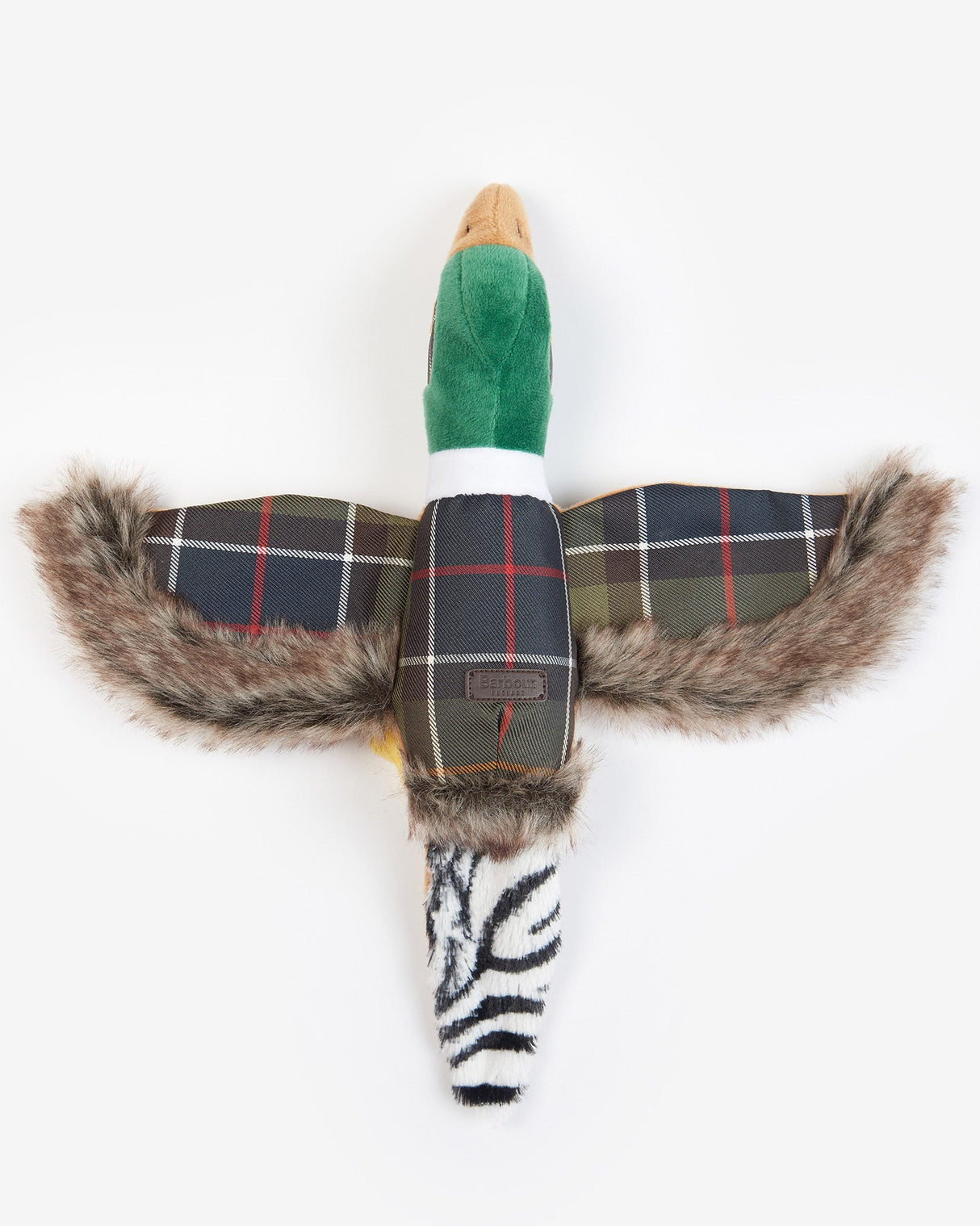 Classic Tartan Barbour Pheasant Dog Toy