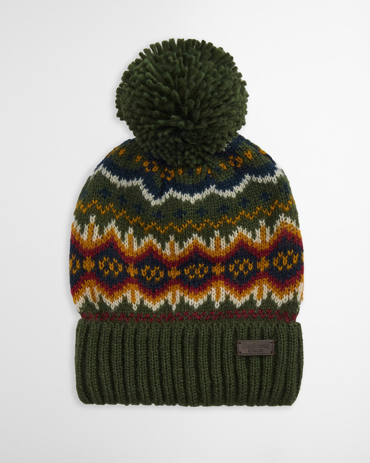 Olive Fair Isle Barbour Dog Gift Set