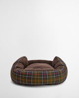 Classic Tartan Barbour Round Dog Bed