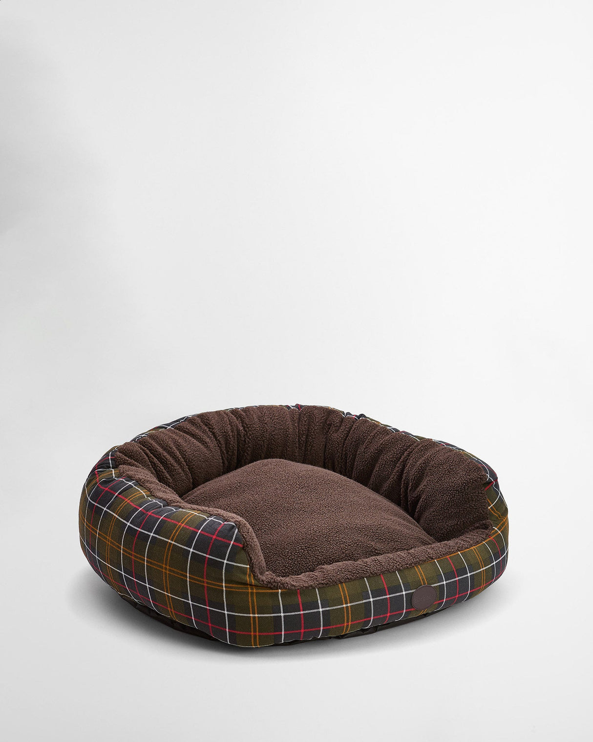 Classic Tartan Barbour Round Dog Bed