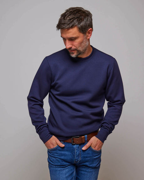 Dark-Navy-Sebastian-Crew-Neck-Sweatshirt