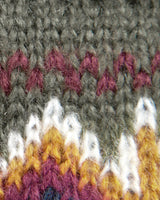 Olive Fair Isle Case Knit Dog Jumper