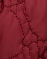 Cranberry Dog Bone Quilted Dog Coat