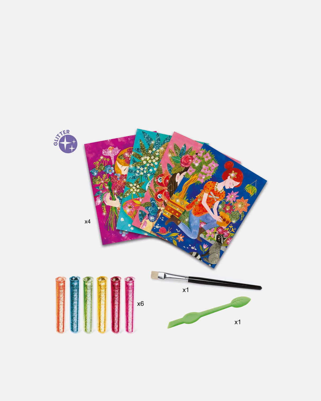 The Scent of Flowers Glitter Boards Set