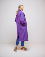 Reflection Light Donegal Wool & Mohair Coat