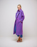 Reflection Light Donegal Wool & Mohair Coat