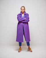 Reflection Light Donegal Wool & Mohair Coat