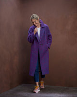 Reflection Light Donegal Wool & Mohair Coat