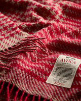 Bramble Houndstooth Wide Donegal Tweed Scarf