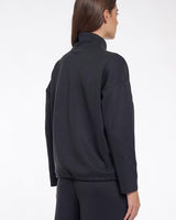 Black Dounia Zip Sweatshirt