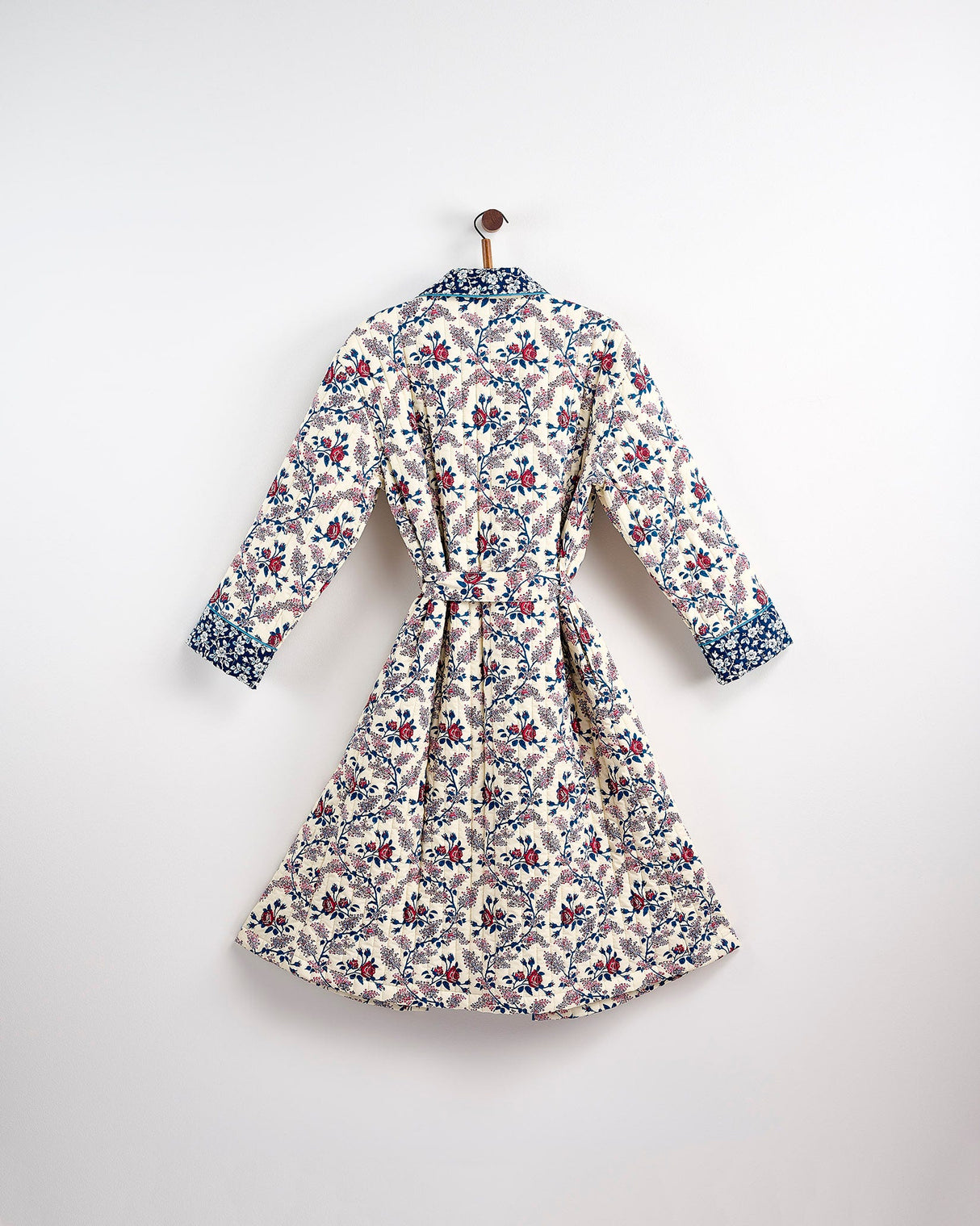 Orange-Rose-Mini-Floral-Navy-Quilted-Cotton-Dressing-Gown