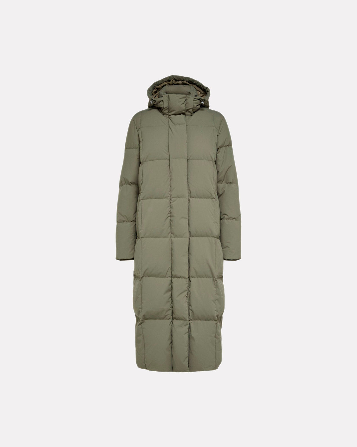 Dusky Green Nita Recycled Down Coat