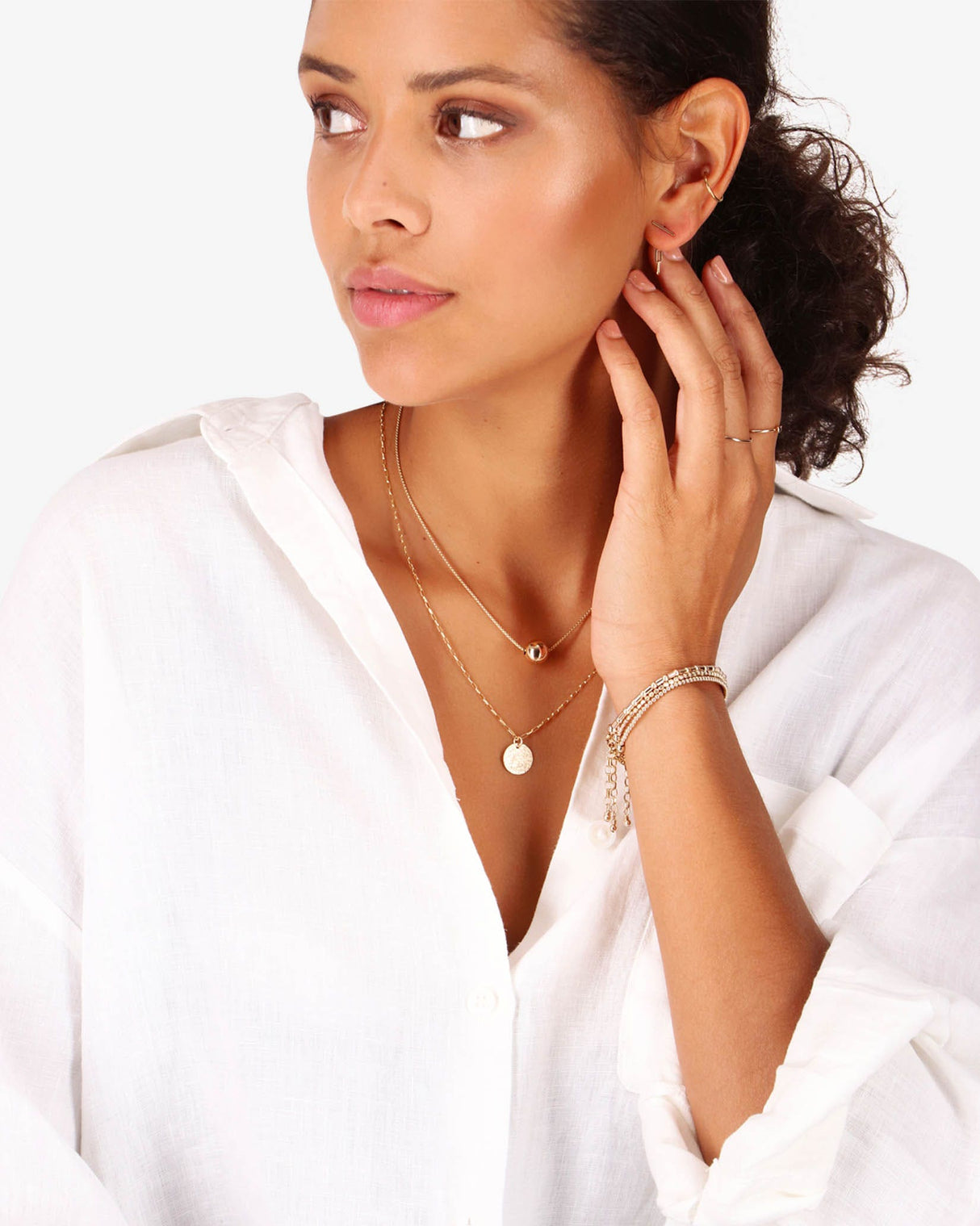 Gold-Filled-Bar-Chain-Stud-Earrings