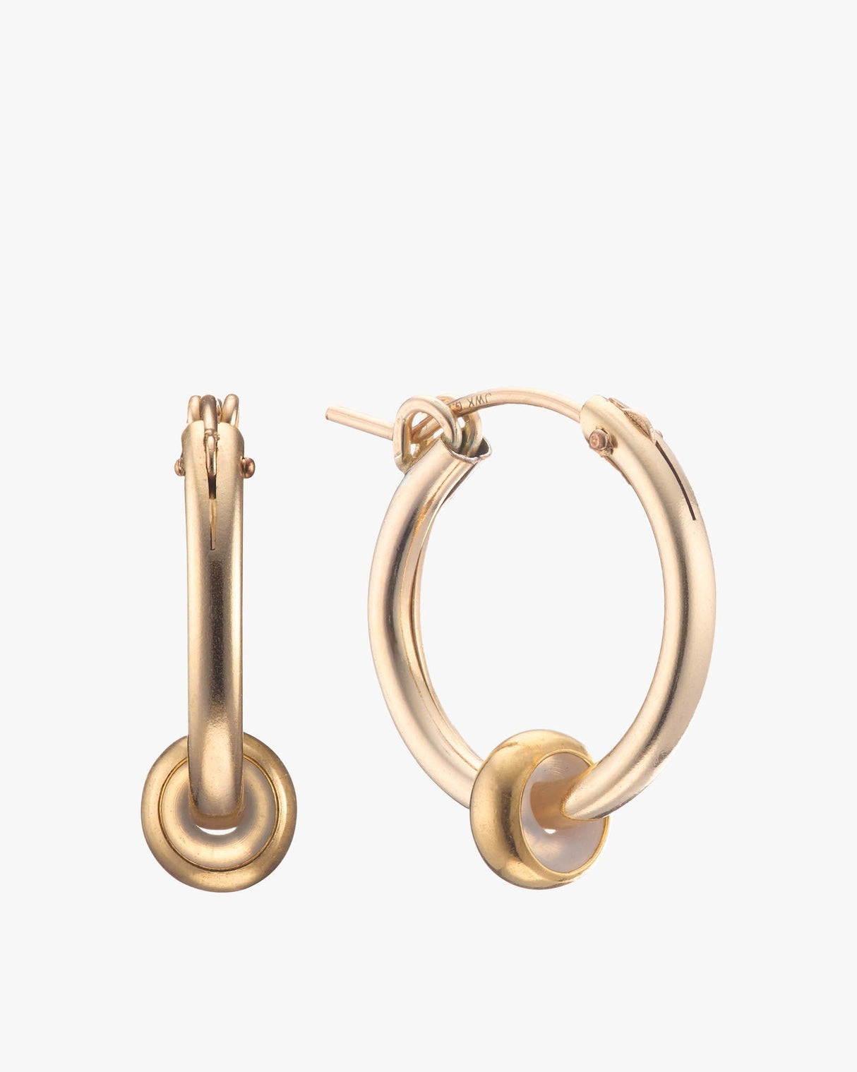 Gold-Filled-Minimalist-Saucer-Huggie-Earring