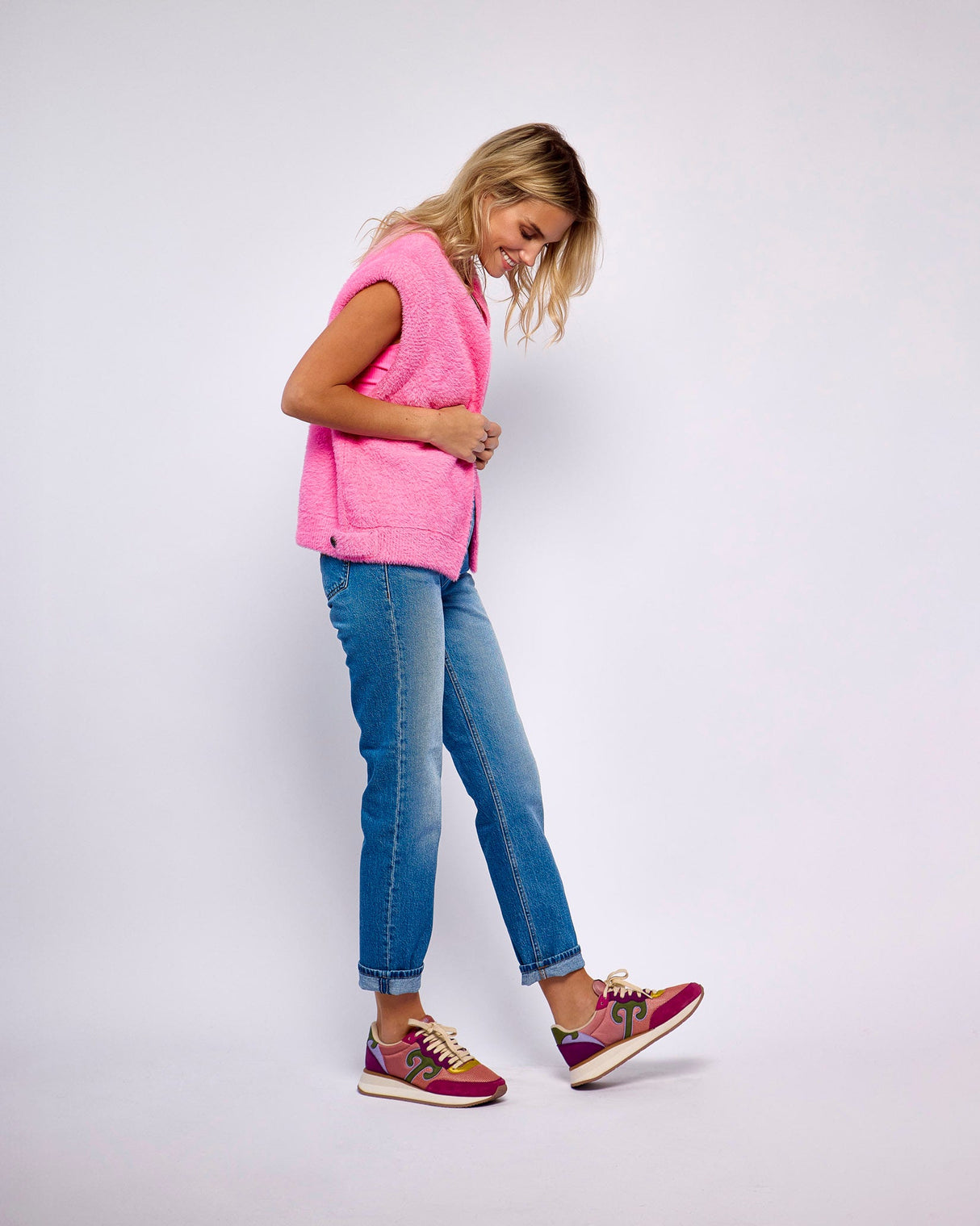 Bright-Pink-Elona-Short-Waistcoat