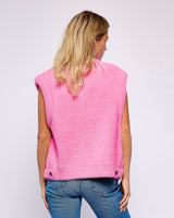 Bright Pink Elona Short Waistcoat