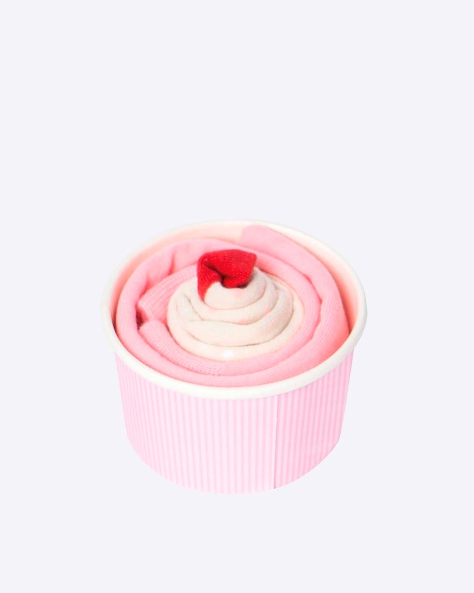 Strawberry Cupcake Novelty Socks