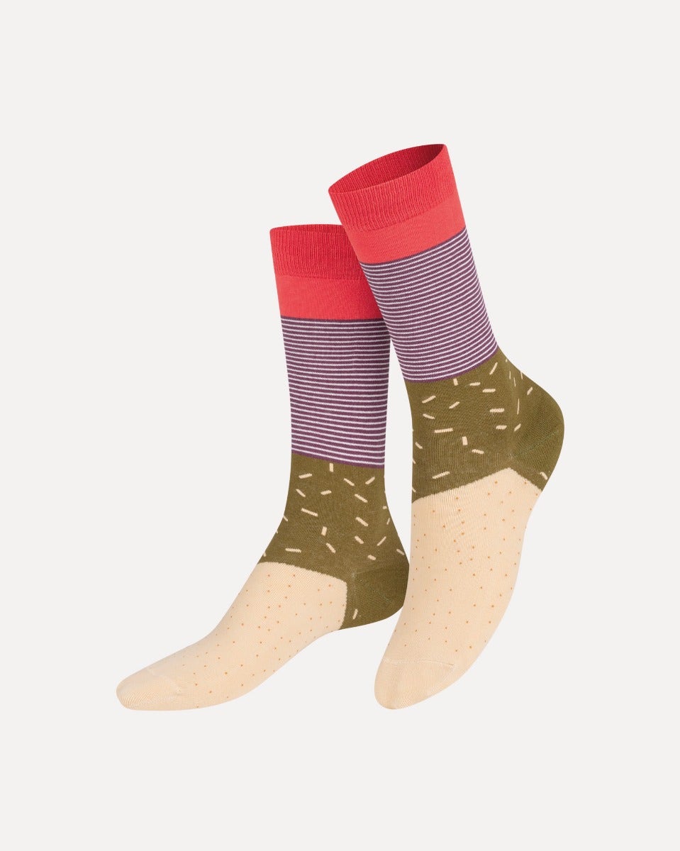 Spicy Burrito Novelty Socks