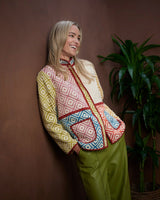 Multi Colour Block Marine Lock Jacket
