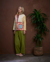 Multi Colour Block Marine Lock Jacket