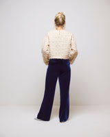 Beige Antolia Fringe Top