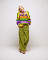 Olive Nella Faux Leather Pants