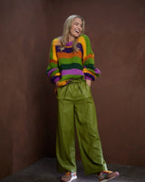Olive Nella Faux Leather Pants