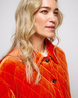 Burnt Orange Laia Quilted Jacket